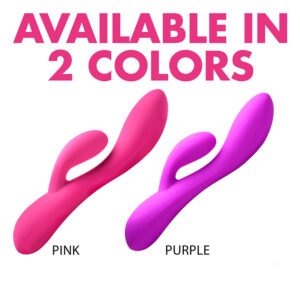 Full silicone rechargeable rabbit vibrator-006