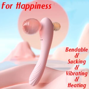 Bendable rechargeable clitoral wand stimulator-012