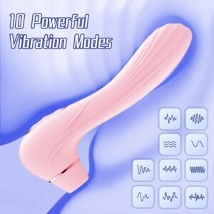Rechargeable G-Spot and Clitoral Suction Stimulator-174