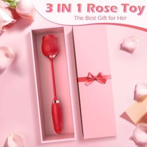 Rechargeable 2-in-1 Clitoral Suction Stimulator with Thrusting Egg Vibrator-207