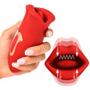 Rechargeable tongue licking&kiss vibrator-153
