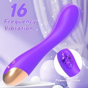 Silicone rechargeable G-spot vibrator-109