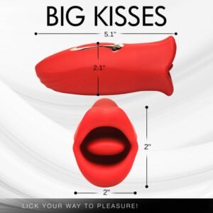 Rechargeable tongue licking&kiss vibrator-153 - Image 5