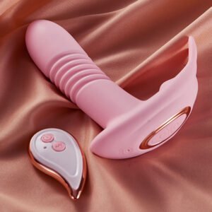 Remote control thrusting&pearl rotation panty vibrator-228