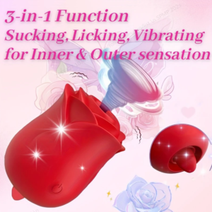 Rechargeable sucking&licking vibrator-404A