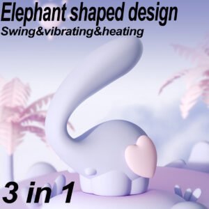 G-Spot and Clitoral Stimulator with cute elephant design-253
