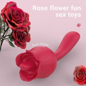 Bendable Dual rose vibrator-396