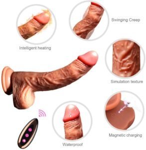 Remote control squirming vibrator dildo-DV003B - Image 2