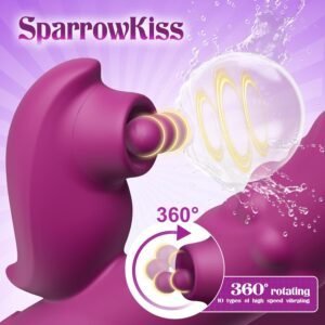 RechargeableSwing rabbit vibrator with Moving Ring-235 - Image 3