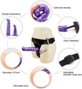 Silicone strap on dildo-DT202 - Image 2