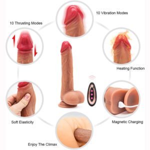 Remote control telescopic vibrator dildo-DV003A - Image 6
